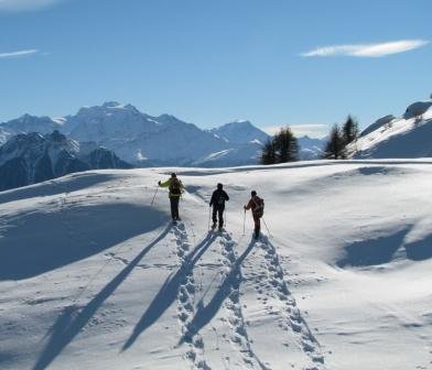 Schneeschuh wandern